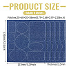 5 Sheets Denim Self-adhesive Patches PATC-TA0001-61D-4