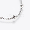 Tarnish Resistant 304 Stainless Steel Anklets AJEW-H013-04P-2