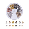 Brass Rhinestone Spacer Beads RB-JP0002-12-NF-1