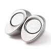Non-Tarnish 304 Stainless Steel Magnetic Clasps STAS-K265-01B-P-2