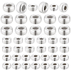 60Pcs Rondelle 925 Sterling Silver Spacer Beads STER-PH0003-08-1
