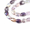 Electroplate Glass Beads Strands EGLA-S194-17A-3