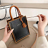 DIY Rectangle PU Leather Knitting Crochet Bags GN-TAC0003-08C-6