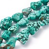 Natural Magnesite Beads Strands G-G782-15A-1