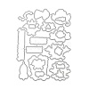 Carbon Steel Cutting Dies Stencils DIY-XCP0002-32-1