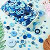 Flat Round Resin Buttons BUTT-TAC0017-01B-4
