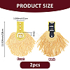 Polyester Tassel Epaulettes AJEW-WH0314-704B-2