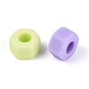 Rubberized Opaque Acrylic Beads SACR-T018-33M-3