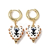 Brass Hoop Dangle Earrings KK-CBA8324-26G-02-4