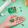 100Pcs 2 Styles Transparent Glass Beads GLAA-TA0003-93-6