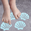 Shell-Shaped Rubber & Plastic Bathtub Non-Slip Stickers AJEW-WH0258-258B-5