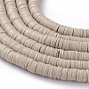 Handmade Polymer Clay Beads X-CLAY-R067-6.0mm-02-3