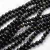 Natural Serpentine/Green Lace Stone Beads Strands X-GSR8mmC146-1