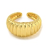 Brass Cuff Rings for Women RJEW-E294-06G-04-2