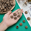 200Pcs Wood Acorn for Display Decorations AJEW-PH0008-19-3