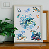 3 Sheets 3 Styles PVC Waterproof Decorative Stickers DIY-WH0404-146-5