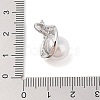 Brass Micro Pave Cubic Zirconia Pendants ZIRC-I066-07P-01-3