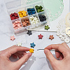 Painted Natural Wood Beads WOOD-CJ0001-12-6