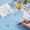 DIY Blank Wine Glass Charm Making Kit DIY-FG0004-59C-3