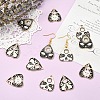 12Pcs 4 Styles Alloy Pendants ENAM-YW0006-41-4