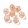 Handmade Gold Foil Glass Beads LAMP-C004-03D-3