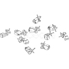 925 Sterling Silver Bails STER-BC0001-16S-3