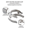 Carbon Steel Clips AJEW-OC0001-71P-5