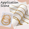 2 Sets 2 Styles Alloy Chain Bracelets & Bangles Set for Women BJEW-SP0001-34B-7