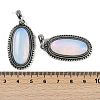 Natural & Synthetic Mixed Gemstone Pendants G-I370-07AS-4