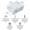 5 Styles Natural Amethyst Pendants G-FS0002-47-4