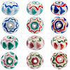 18Pcs 6 Colors Handmade Porcelain Beads PORC-PA0001-31-1