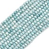 Electroplate Rondelle Glass Beads Strands GL-T021-2x2.5mm-17-23-1