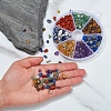 101.5G 7 Colors Natural Mixed Gemstone Beads G-YW0001-12-7