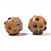Polymer Clay Rhinestone Beads RB-T017-31J-A-2