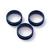 201 Stainless Steel Grooved Finger Ring Settings STAS-TAC0001-10A-L-4