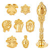 7Pcs 7 Styles Zinc Alloy Stamp Head AJEW-CP0008-57-1