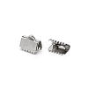 304 Stainless Steel Ribbon Crimp Ends STAS-WH0035-02B-P-1
