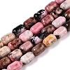 Natural Rhodonite Beads Strands G-G980-41-1