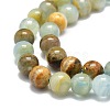 Natural Blue Calcite Beads Strands G-E576-09A-3
