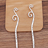 Alloy Vine Hair Sticks X-OHAR-PW0006-14C-1