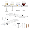 4-Hole Acrylic Wall-Mounted Glass Holder Display Racks ODIS-WH0027-051B-1
