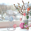 7-Slot Iron Easter Egg Display Stands ODIS-WH0058-21B-P-6
