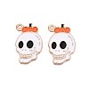 Halloween Theme Alloy Enamel Pendants ENAM-T020-07B-2