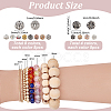 96Pcs 12 Colors Brass Rhinestone Beads KK-PH0011-02-2