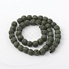 Natural Lava Rock Bead Strands X-G-L435-03-8mm-20-2
