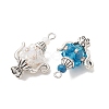 Glass Seed Beaded Pendants PALLOY-MZ01273-3