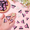 2 Bags 300Pcs 3 Styles Felt Cabochons FIND-PH0038-75-3