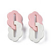 Handmade Polymer Clay Linking Rings CLAY-N010-032-03-3