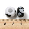 Printed Acrylic Beads OACR-E031-04B-3