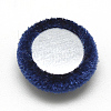 Velvet Cloth Fabric Covered Cabochons WOVE-S084-11E-3